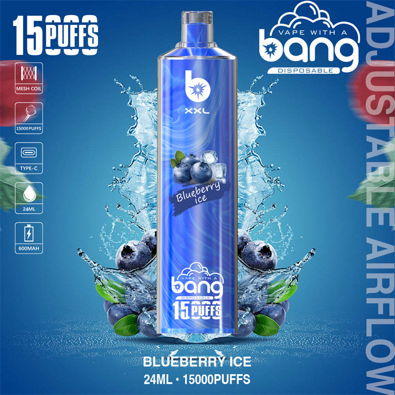 Bang 15000 Puffs Vape 15K Disposable Vape Pen E Cigarette Prefilled 25ml 600mAh Disposable Vape 12 Flavors