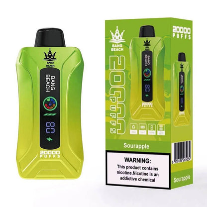 Bang Beach 20000 Puffs Disposable Vape(0% to 5% Nicotine) - 35ml E-Liquid, 650mAh Battery