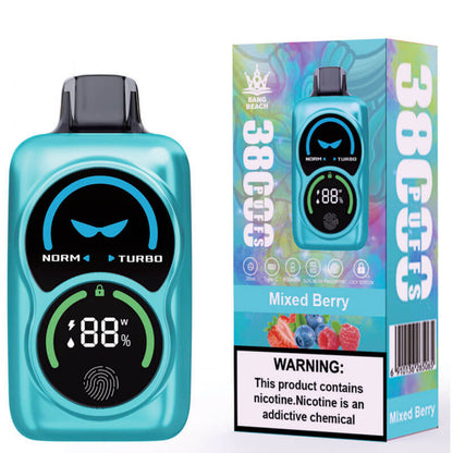 Bang Beach 38000 Puffs Disposable Vape - 38ml E-Liquid, 850mAh Battery