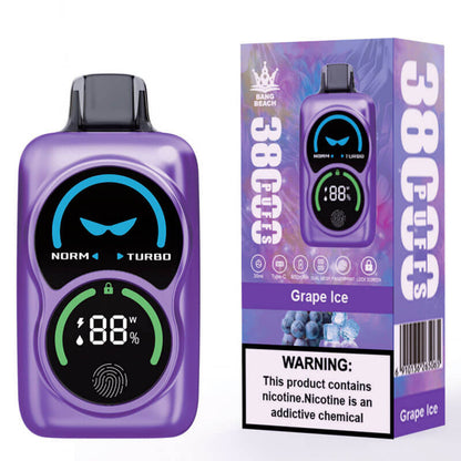 Bang Beach 38000 Puffs Vape - 38ml 850mAh E-liquid, 0%-5% Nicotine, 12 Flavors