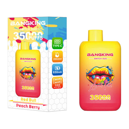 Bang King 35000 Puffs Disposable Vape - 36ml E-Liquid, 650mAh Battery Summer 12 Flavors