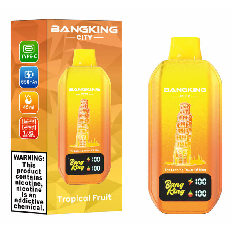 Bang King City 50000 Puffs Disposable Vape - 45ml E-Liquid, 650mAh Battery 12 Flavors