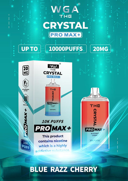 The Crystal Pro Max + 10000 Puffs Disposable Vape Pod