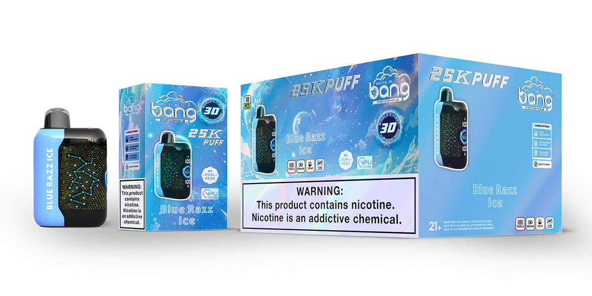 Bang starry 25000 puffs Disposable Vape-850mAh Battery, 30ml E-liquid, Multiple Nicotine 16 Flavors