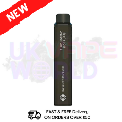 Elux Legend 3500 Puff Blueberry Raspberry Bar