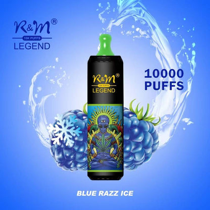 R&M 10000 puffs  10K  Fruit Flavor Portable Stylish High-quality E-lectronic c igarette Vape E-liquid V aporizer Pod system Include Nicotine 19 flavors