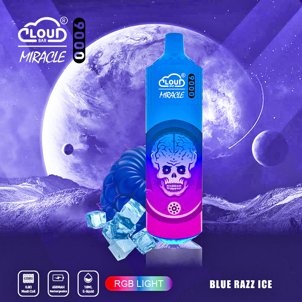 Cloud Bar  9000 Puffs  5% Rechargeable Electronic Vapes Pen 18ml 650MAH 11 Flavors for Cigarettes Lovers