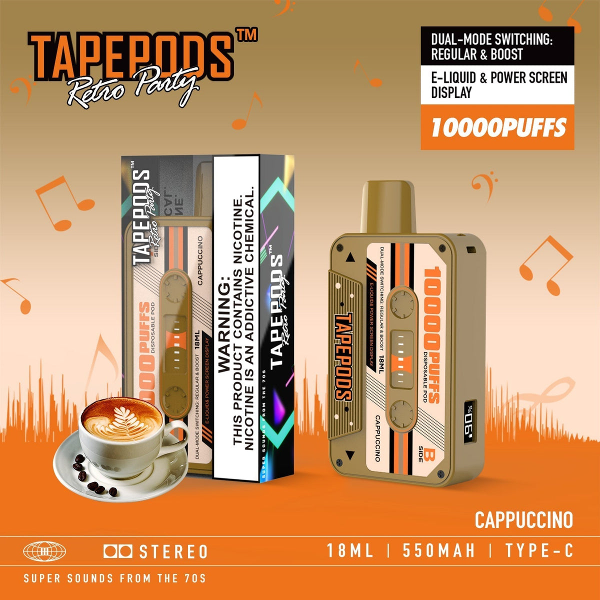 TAPEPODS VAPMOD QD114 10000Puffs Disposable Vape Wholesale