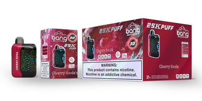 Bang starry 25000 puffs Disposable Vape-850mAh Battery, 30ml E-liquid, Multiple Nicotine 16 Flavors