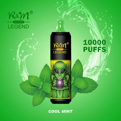 R&M 10000 puffs  10K  Fruit Flavor Portable Stylish High-quality E-lectronic c igarette Vape E-liquid V aporizer Pod system Include Nicotine 19 flavors