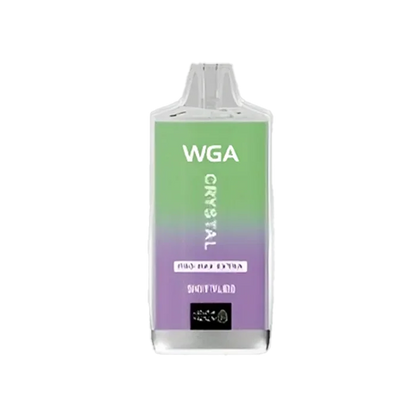 WGA Crystal Pro Max Extra 15000 Puffs Disposable Vape-650mAh Battery, Multiple Nicotine 11 Flavors