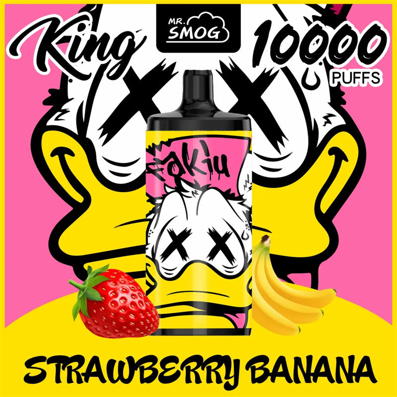 10000 Puffs Disposable Vape - Dual Mesh Coil, 20ml, 10 Flavors