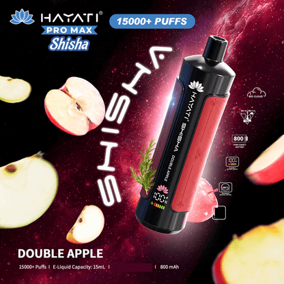 Hayati Shisha 15000 Puffs Disposable Vape (Box of 10)