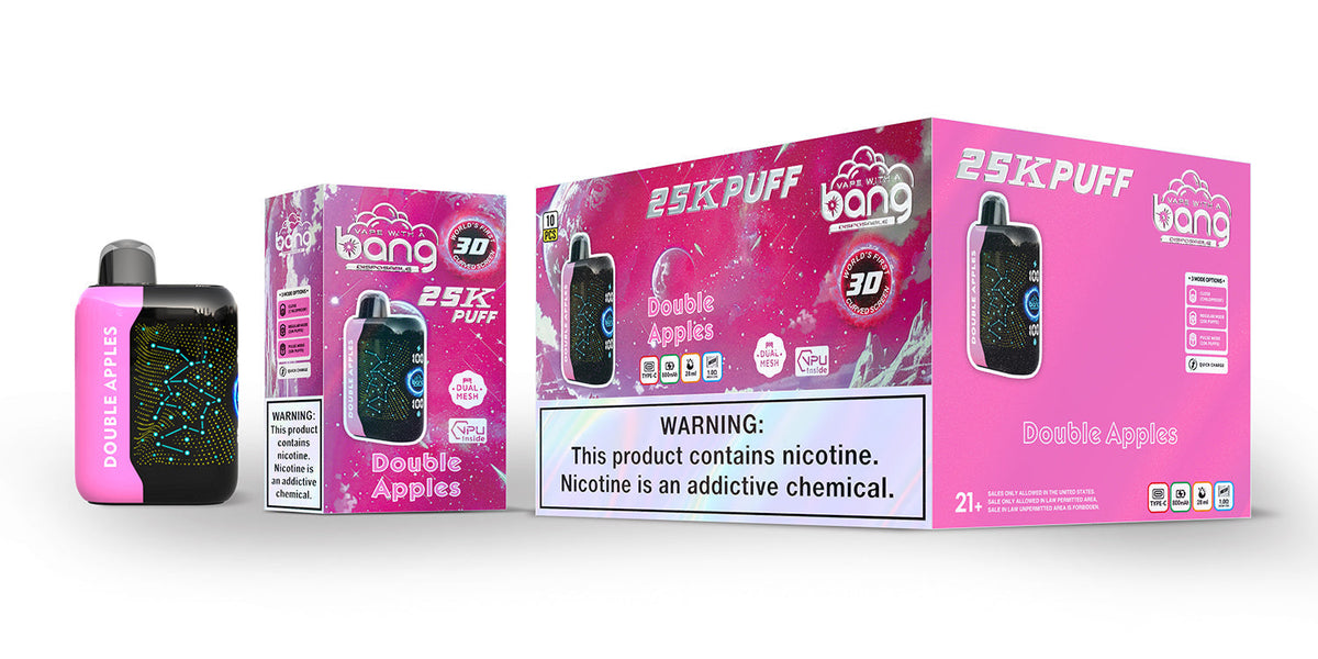 Bang starry 25000 puffs Disposable Vape-850mAh Battery, 30ml E-liquid, Multiple Nicotine 16 Flavors