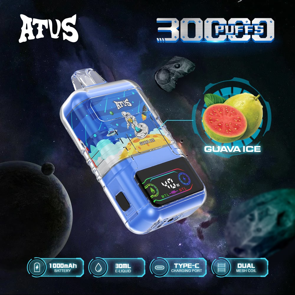 ATVS 30000 Puffs :DTL/MTL Disposable Vape with Adjustable Airflow