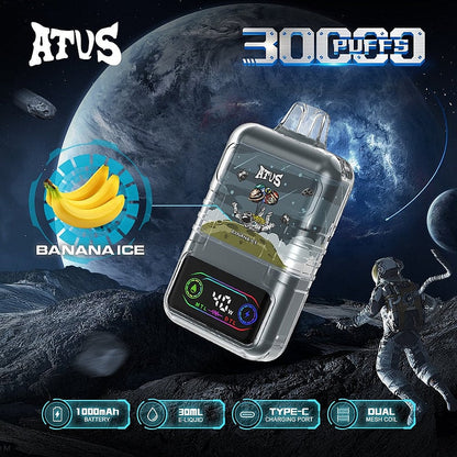 ATVS 30000 Puffs :DTL/MTL Disposable Vape with Adjustable Airflow