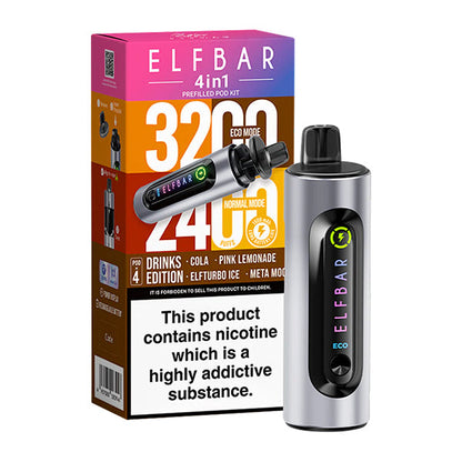 ELF Bar 4-in-1 Prefilled Pod Vape