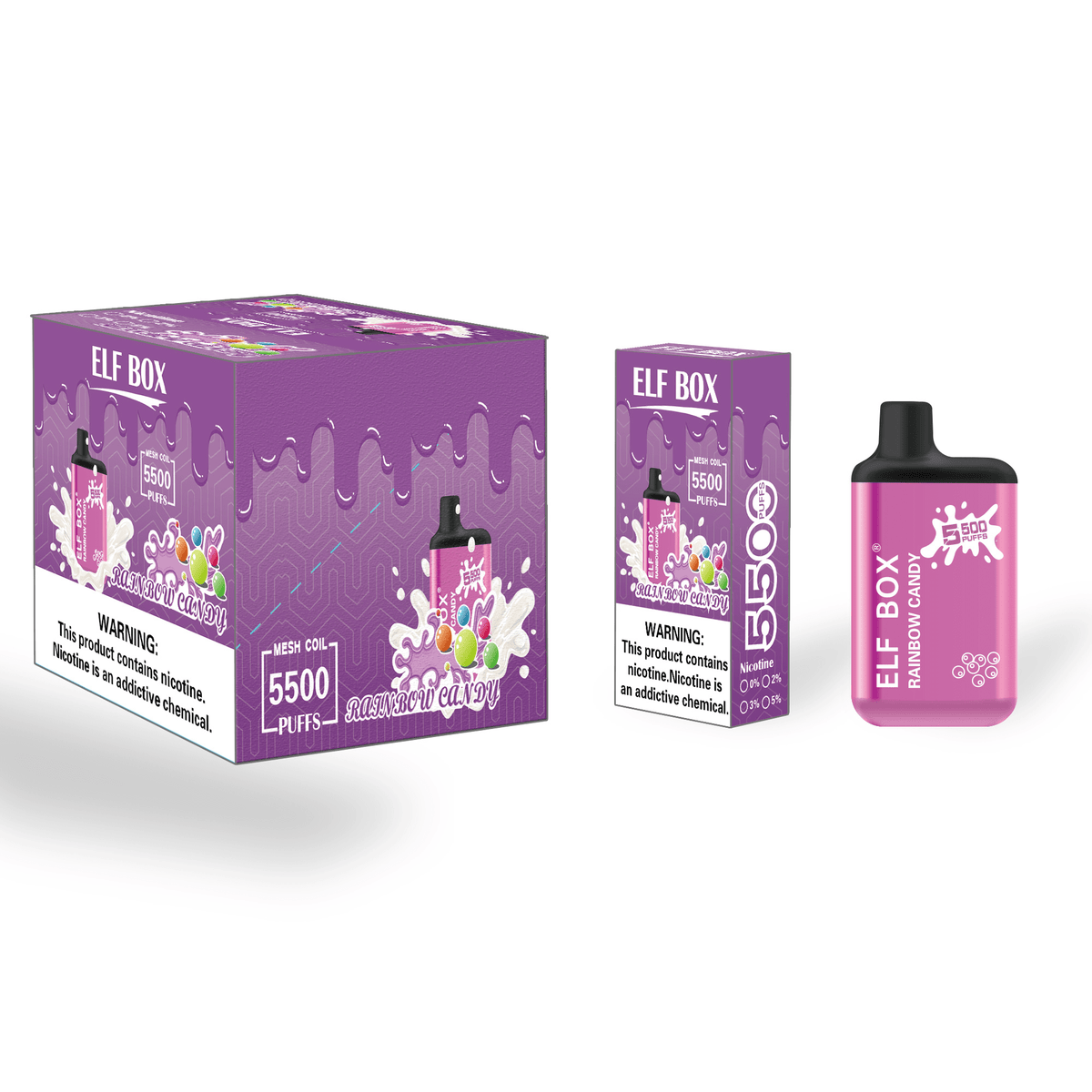 ELF BOX 5500 Disposable Vape 5500 Puffs Authentic E Cigarette Pen