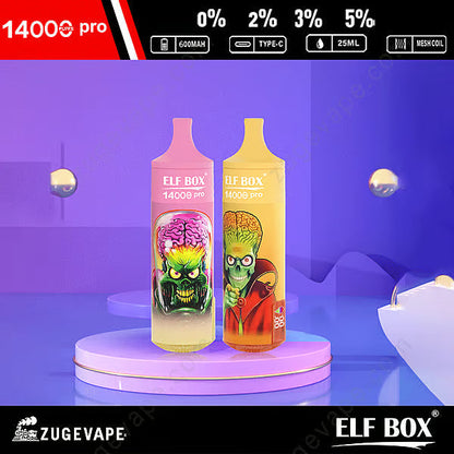 ELF Box Rgb 14000 Puffs Pro Wholesale Vape 25ml  600mah 11 Flavors