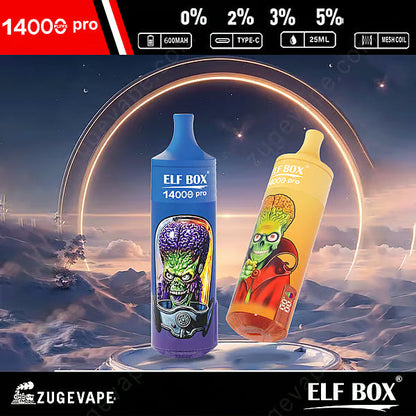ELF Box Rgb 14000 Puffs Pro Wholesale Vape 25ml  600mah 11 Flavors
