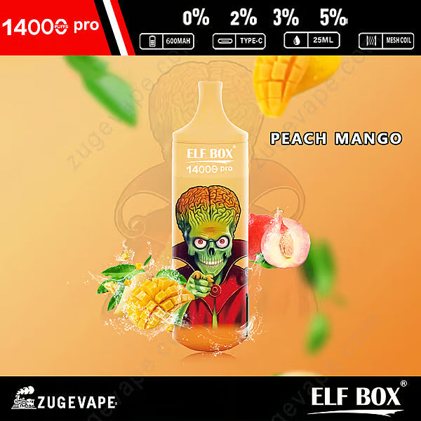 ELF Box Rgb 14000 Puffs Pro Wholesale Vape 25ml  600mah 11 Flavors