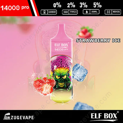ELF Box Rgb 14000 Puffs Pro Wholesale Vape 25ml  600mah 11 Flavors