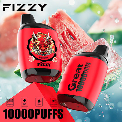FIZZY Great – Compact 10K Puffs Disposable Vape | Mesh Coil & 18ML E-Liquid