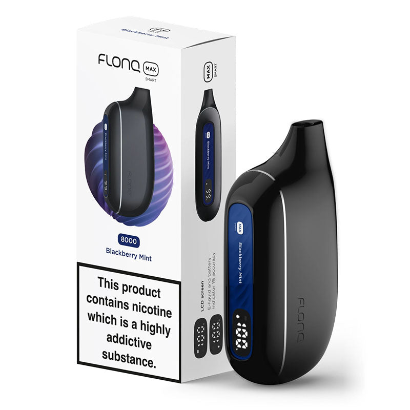 Flonq Max Smart 8000 - 20ml Disposable Vape | 8K Puffs | 2%/5% Nicotine