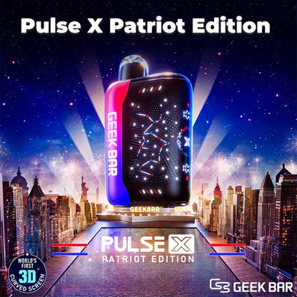 Geek Bar Pulse X Patriot Edition 25000 Puffs Disposable Vape Wholesale