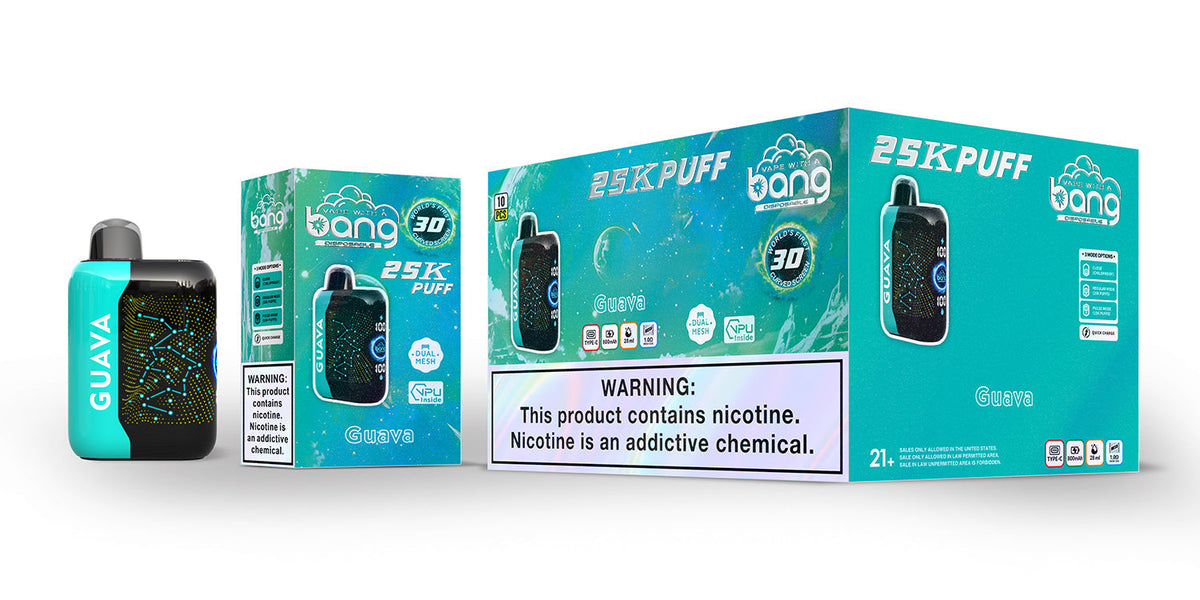 Bang starry 25000 puffs Disposable Vape-850mAh Battery, 30ml E-liquid, Multiple Nicotine 16 Flavors