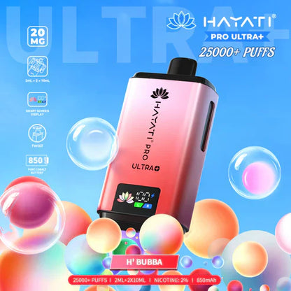 Hayati Pro Ultra Plus 25000 Puffs Disposable Vape (Box of 10)