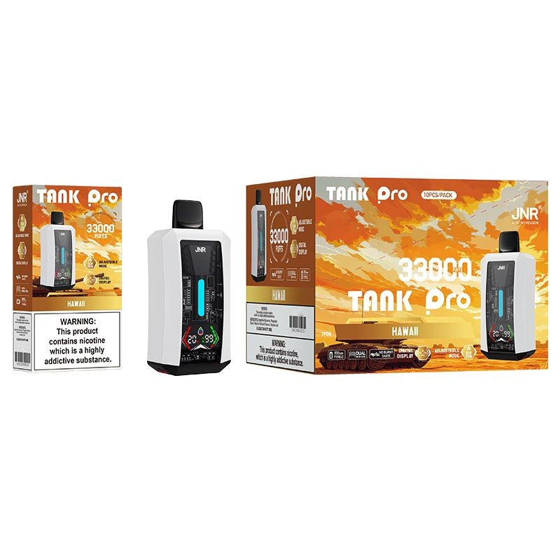 JNR Tank Pro 33000 Puffs Disposable Vape 16 Flavors