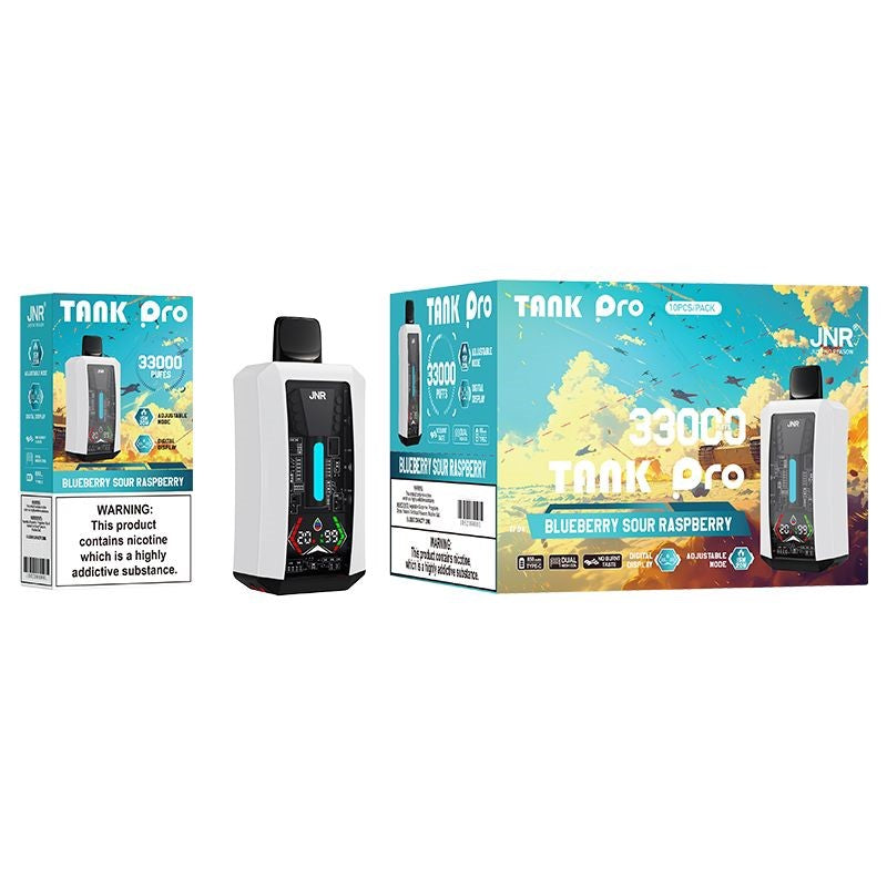 JNR Tank Pro 33000 Puffs Disposable Vape (Box of 10) 16 Flavors