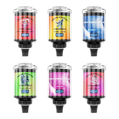 JNR Mega Shisha Hookah 100K Disposable Vape  2% Nicotine Salt 60ML  2200mAh  11 Flavors in sales