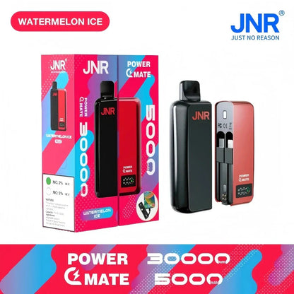 JNR Power Mate 30000 puff Best Price Discount Sale-5000mAh Battery, 19ml E-liquid, Multiple Nicotine 9 Flavors