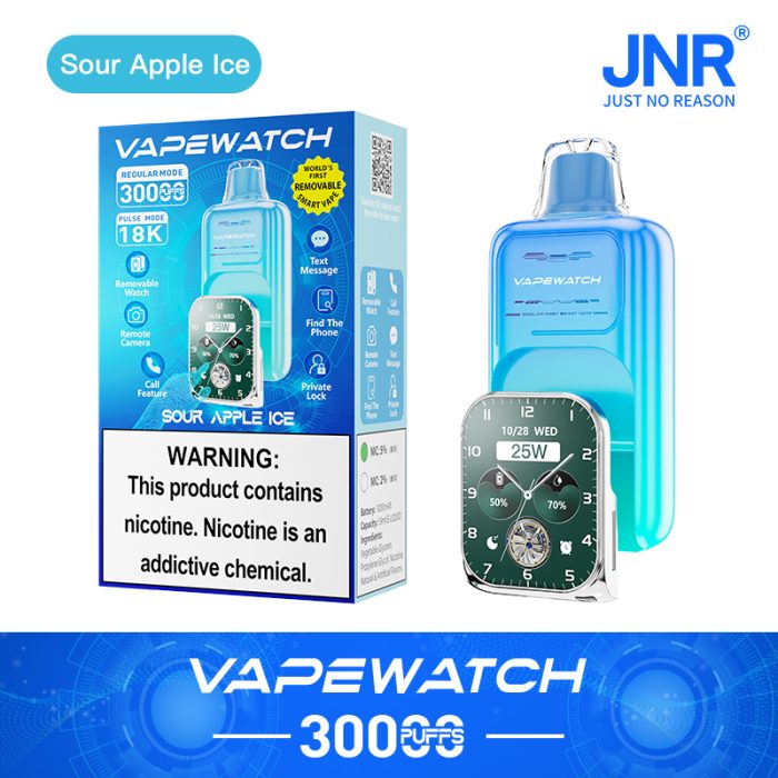 JNR Vape Watch 30000 Puffs Removable Display Disposable Vape
