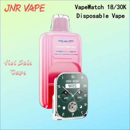 JNR VapeWatch 18/30K Disposable Best Price Good Sale-1000mAh Battery, 19ml E-liquid, Multiple Nicotine 10 Flavors
