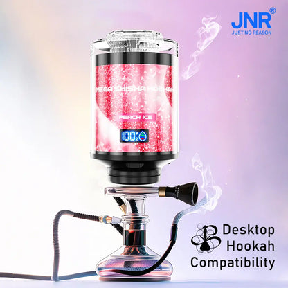 JNR Mega Shisha Hookah 100000 Puffs Disposable Vape Wholesale-2200mAh Battery, 60ml E-liquid, Multiple Nicotine 11 Flavors
