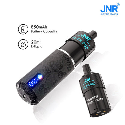2024 New Factory Jnr Alien Pod 13000 Puffs Direct 100% Original Disposable Vape Wholesale Rechargeable