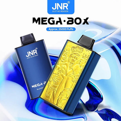 JNR Mega Box 25000 Puffs Dual Mesh Disposable Vape – Unleash Intense Satisfaction-850mAh Battery, 30ml E-liquid, Multiple Nicotine 18 Flavors