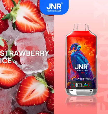 JNR Falcon X 18000 (0/2/5% Nic) | 0.6Ω Mesh Coil-Disposable Vape 18000 Puffs -950mAh Battery, 24ml E-liquid, Multiple Nicotine 11 Flavors
