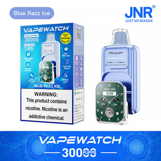 JNR Vape Watch 30000 Puffs Disposable Vape (2%3%5%Nicotine)19ML 850mAh 10 Flavors Available In Sales