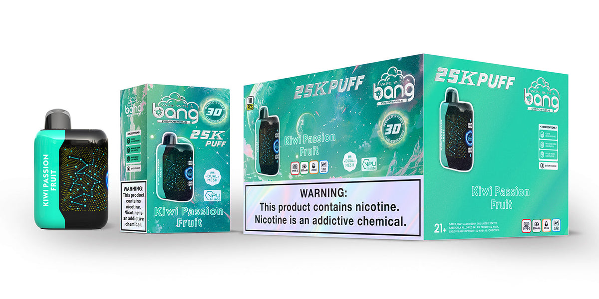Bang starry 25000 puffs Disposable Vape-850mAh Battery, 30ml E-liquid, Multiple Nicotine 16 Flavors