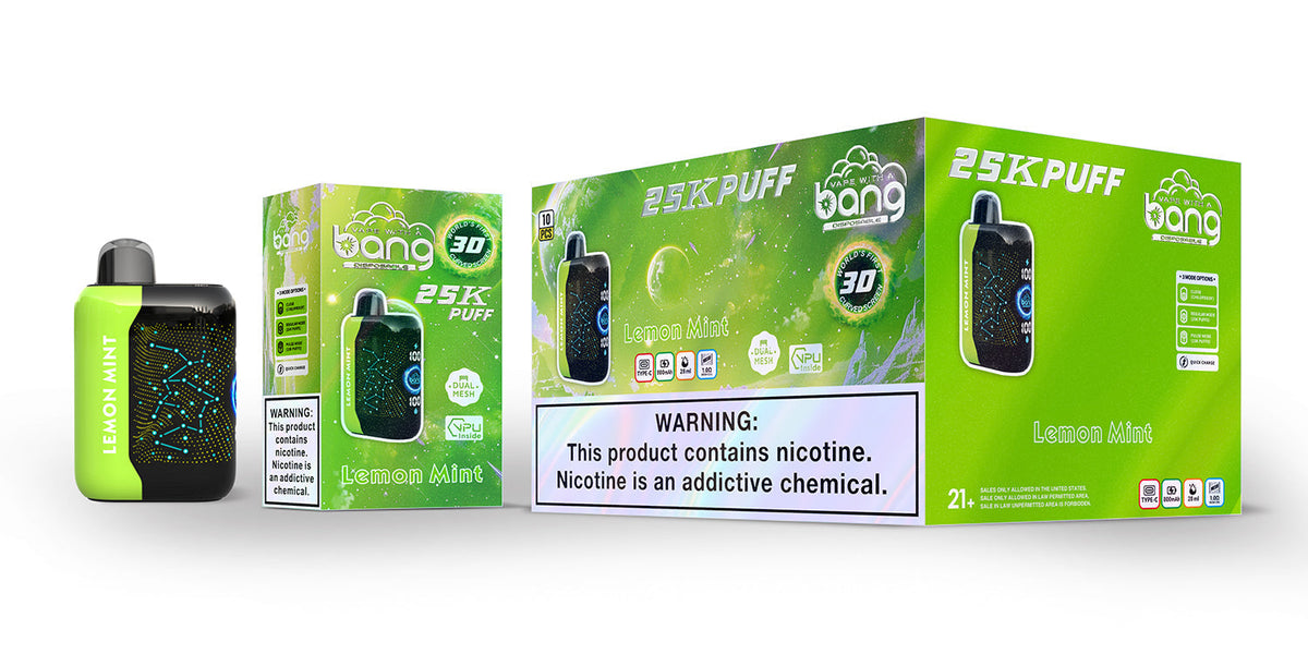 Bang starry 25000 puffs Disposable Vape-850mAh Battery, 30ml E-liquid, Multiple Nicotine 16 Flavors