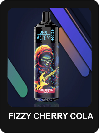 JNR Alien 5% Nicotine Disposable 850mAh 20ML 10000 Puffs 44 Flavors
