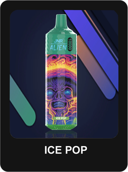 JNR Alien 5% Nicotine Disposable 850mAh 20ML 10000 Puffs 44 Flavors