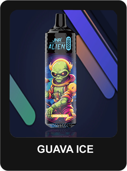 JNR Alien 5% Nicotine Disposable 850mAh 20ML 10000 Puffs 44 Flavors