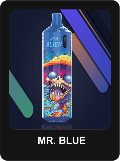 JNR Alien 5% Nicotine Disposable 850mAh 20ML 10000 Puffs 44 Flavors