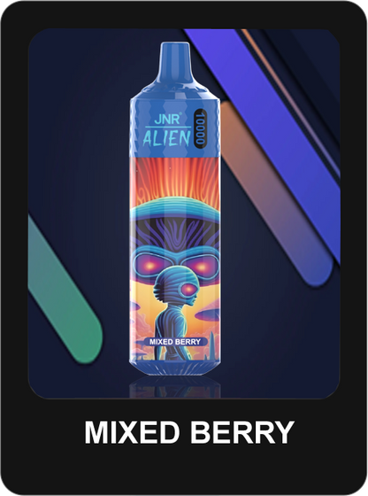 JNR Alien 5% Nicotine Disposable 850mAh 20ML 10000 Puffs 44 Flavors