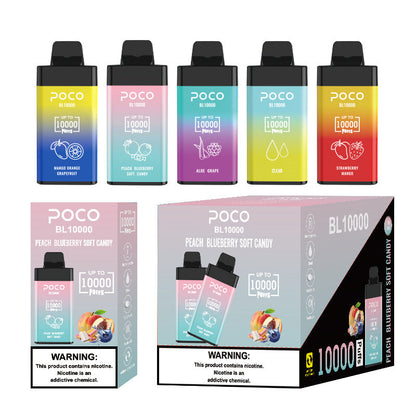 10000 Puffs Disposable Vape - 20ml, 5% Nicotine, 15 Flavors